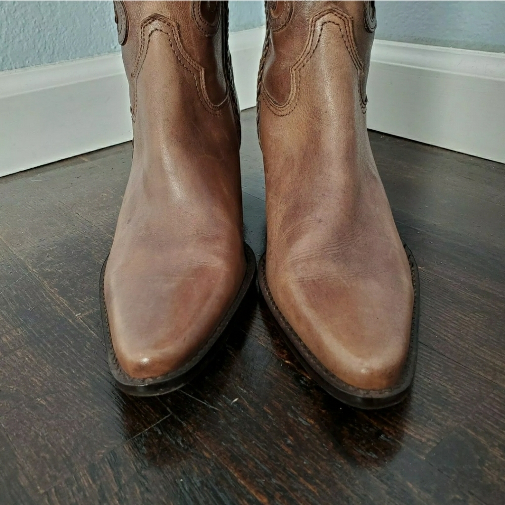 Matisse Cutout Leather Western Boots - Picture 3 of 7